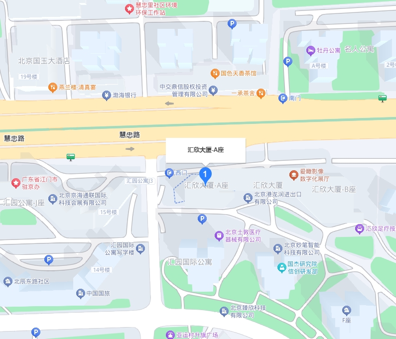 Map with SmartSolo Inc. location